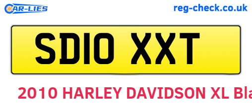 SD10XXT are the vehicle registration plates.
