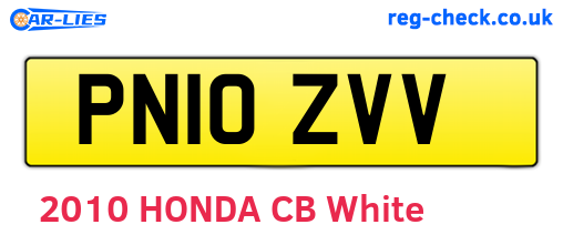 PN10ZVV are the vehicle registration plates.