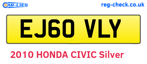 EJ60VLY are the vehicle registration plates.