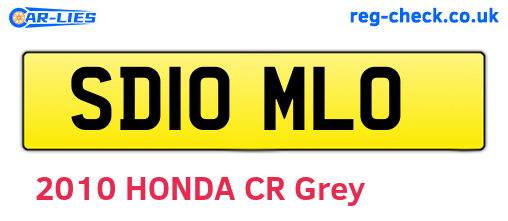 SD10MLO are the vehicle registration plates.