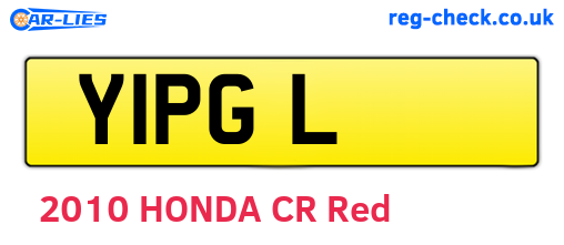 Y1PGL are the vehicle registration plates.