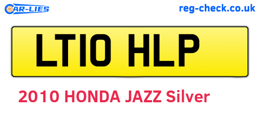 LT10HLP are the vehicle registration plates.