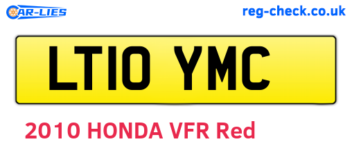 LT10YMC are the vehicle registration plates.