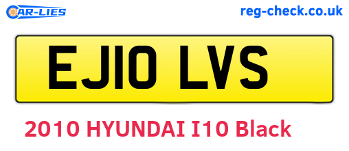 EJ10LVS are the vehicle registration plates.