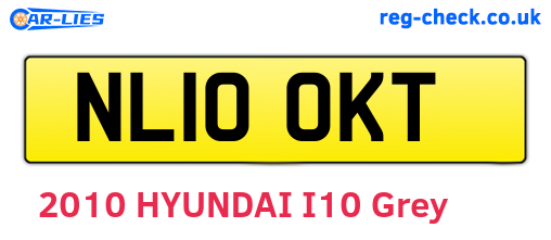 NL10OKT are the vehicle registration plates.