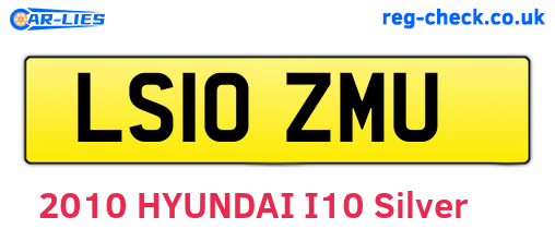 LS10ZMU are the vehicle registration plates.