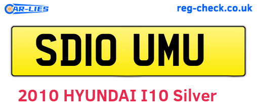 SD10UMU are the vehicle registration plates.