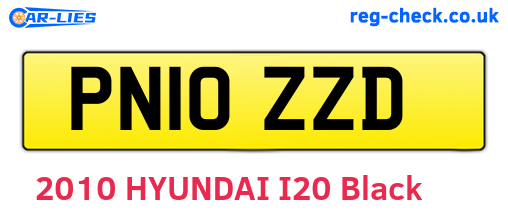 PN10ZZD are the vehicle registration plates.