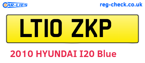 LT10ZKP are the vehicle registration plates.