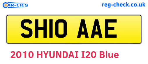 SH10AAE are the vehicle registration plates.