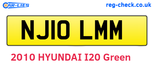 NJ10LMM are the vehicle registration plates.
