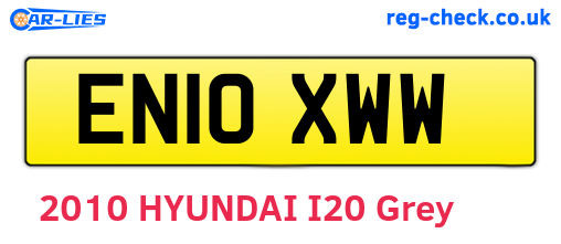 EN10XWW are the vehicle registration plates.