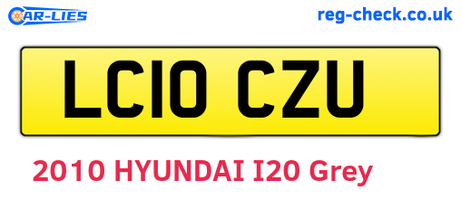 LC10CZU are the vehicle registration plates.