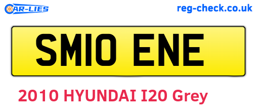 SM10ENE are the vehicle registration plates.