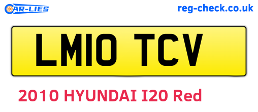 LM10TCV are the vehicle registration plates.