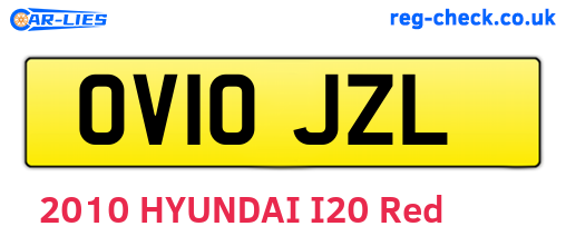OV10JZL are the vehicle registration plates.