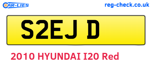 S2EJD are the vehicle registration plates.