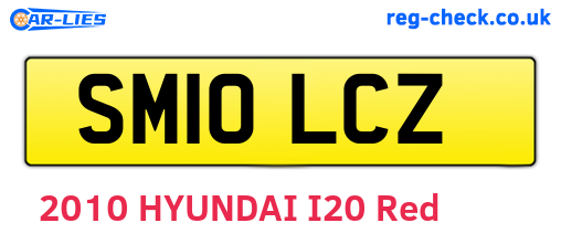 SM10LCZ are the vehicle registration plates.