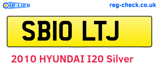 SB10LTJ are the vehicle registration plates.
