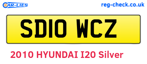 SD10WCZ are the vehicle registration plates.