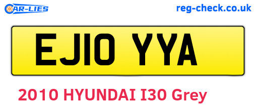 EJ10YYA are the vehicle registration plates.