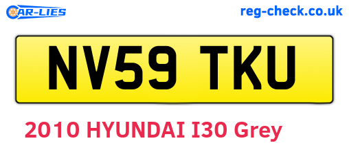 NV59TKU are the vehicle registration plates.