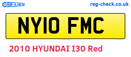 NY10FMC are the vehicle registration plates.