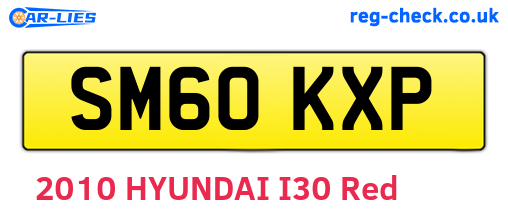 SM60KXP are the vehicle registration plates.