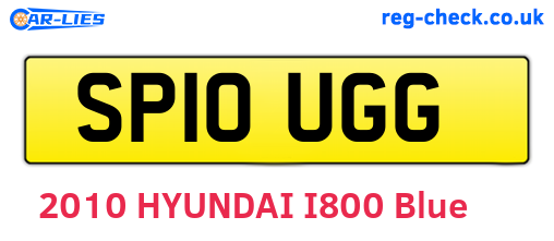 SP10UGG are the vehicle registration plates.