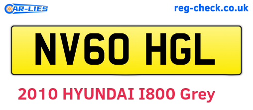 NV60HGL are the vehicle registration plates.