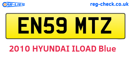 EN59MTZ are the vehicle registration plates.