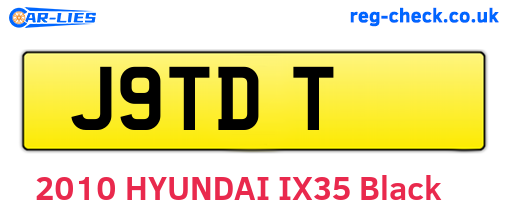 J9TDT are the vehicle registration plates.