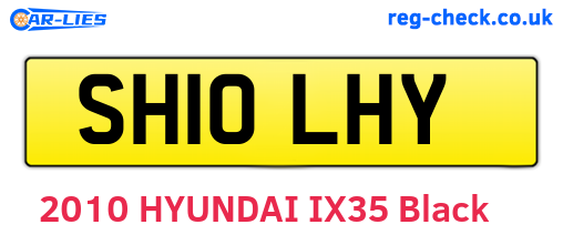 SH10LHY are the vehicle registration plates.