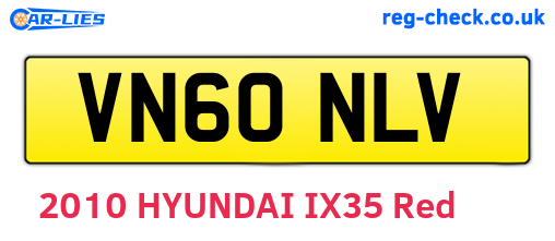 VN60NLV are the vehicle registration plates.