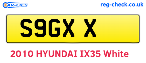 S9GXX are the vehicle registration plates.
