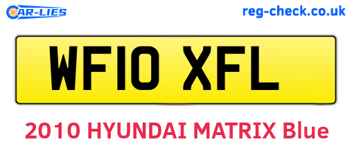 WF10XFL are the vehicle registration plates.