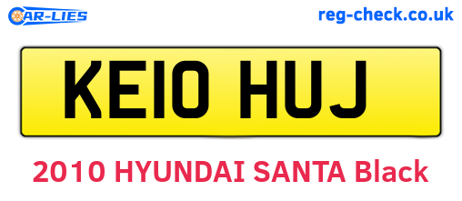 KE10HUJ are the vehicle registration plates.