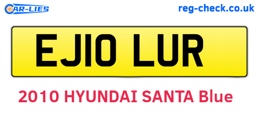 EJ10LUR are the vehicle registration plates.