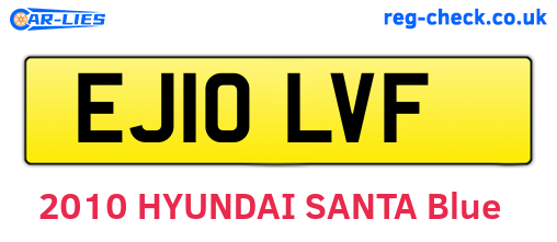 EJ10LVF are the vehicle registration plates.