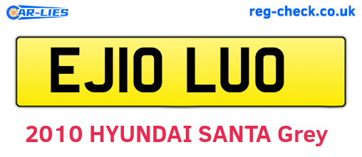 EJ10LUO are the vehicle registration plates.