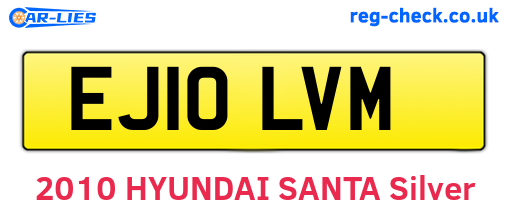 EJ10LVM are the vehicle registration plates.