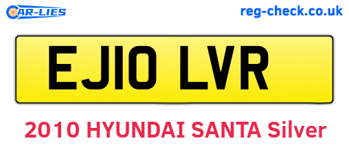 EJ10LVR are the vehicle registration plates.