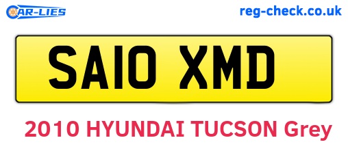 SA10XMD are the vehicle registration plates.