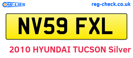 NV59FXL are the vehicle registration plates.