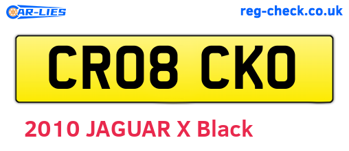 CR08CKO are the vehicle registration plates.