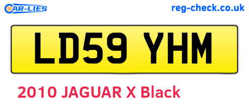 LD59YHM are the vehicle registration plates.