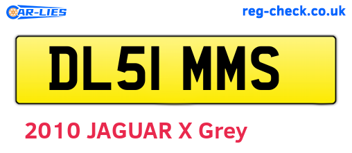 DL51MMS are the vehicle registration plates.