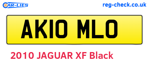 AK10MLO are the vehicle registration plates.