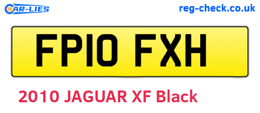 FP10FXH are the vehicle registration plates.