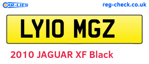 LY10MGZ are the vehicle registration plates.